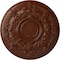 Ekena Millwork Darnay Ceiling Medallion (Fits Canopies up to 7 1/4"), 29 1/4"OD x 2"P, Burnished Mahogany Crackle CM29DABMC - alternate 1
